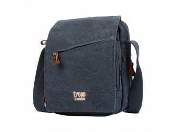 Troop London TRP0239 Rozšířitelná menší taška přes rameno - Denim